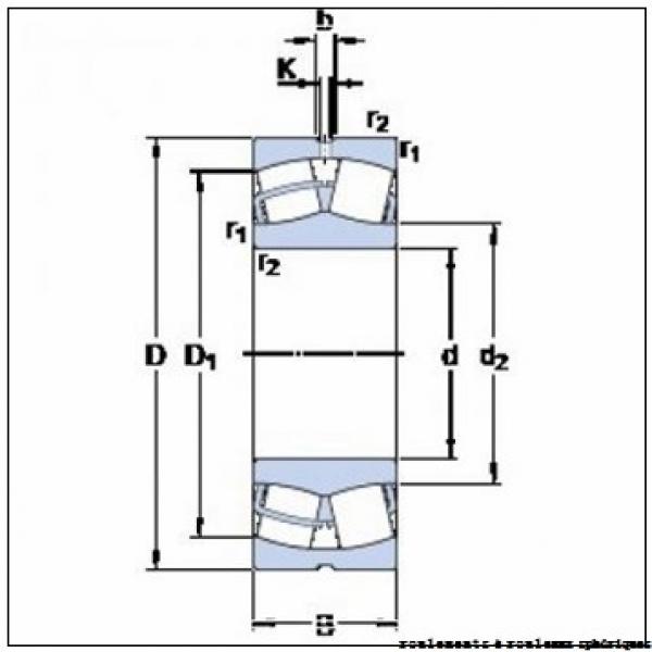 160 mm x 240 mm x 80 mm  NKE 24032-CE-W33 roulements à rouleaux sphériques #2 image