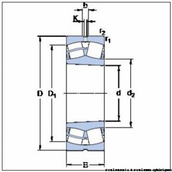 55 mm x 110 mm x 28 mm  ISB 22212 EKW33+H312 roulements à rouleaux sphériques #3 image