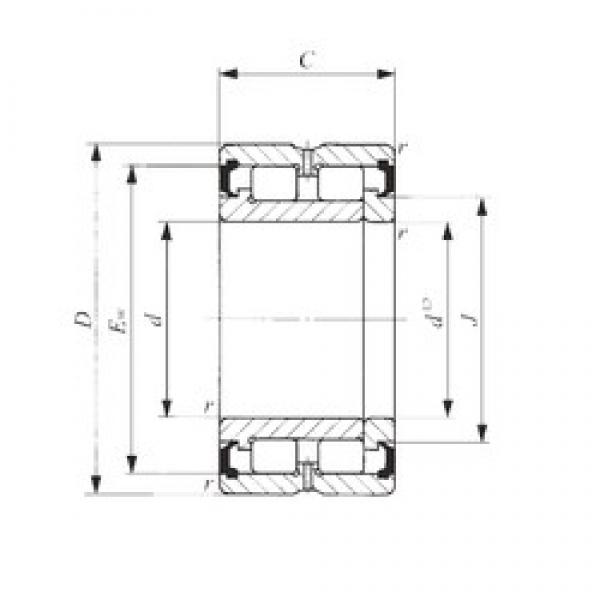 50 mm x 72 mm x 22 mm  IKO NAG 4910UU roulements à rouleaux cylindriques #3 image